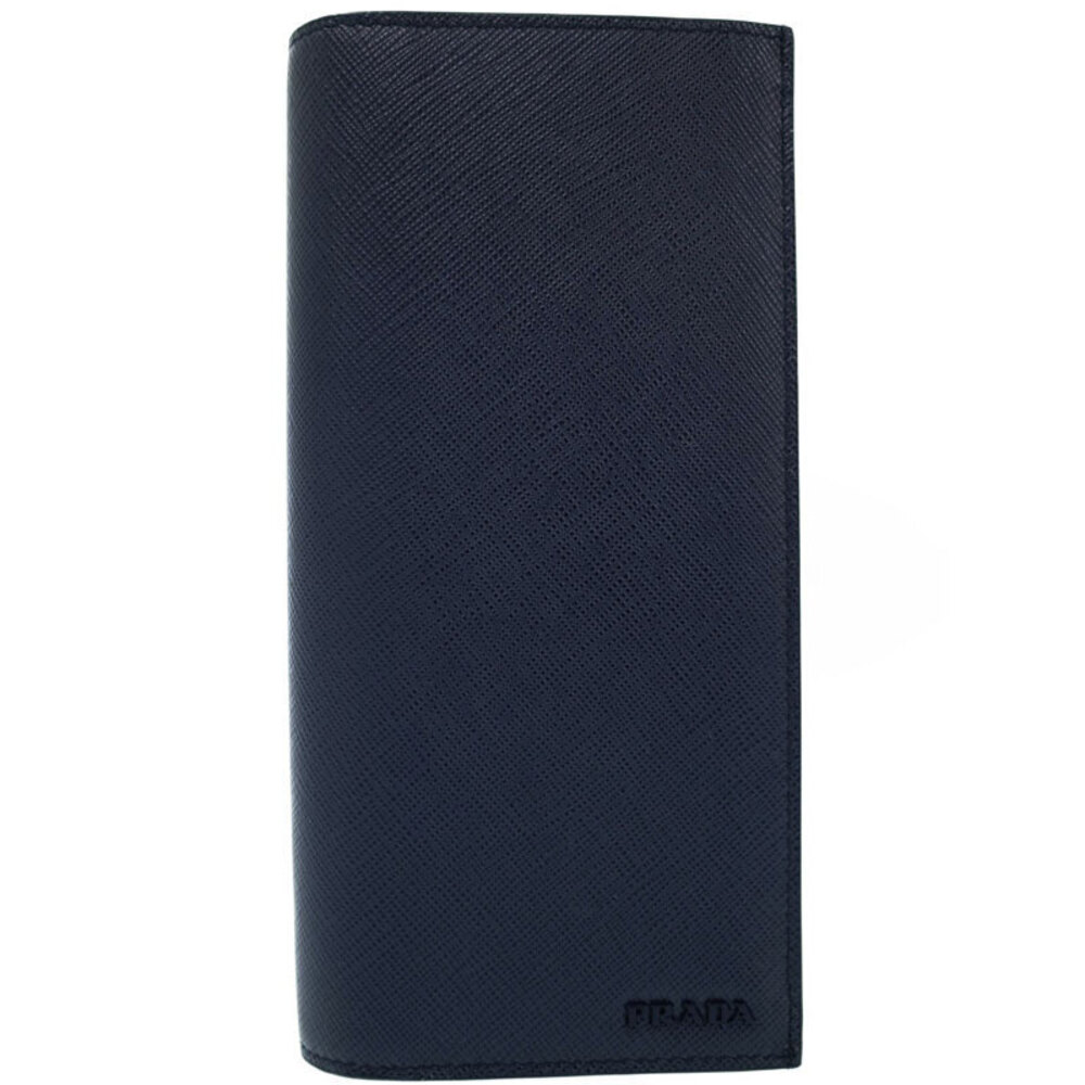 Prada Leather Bi fold Long Wallet